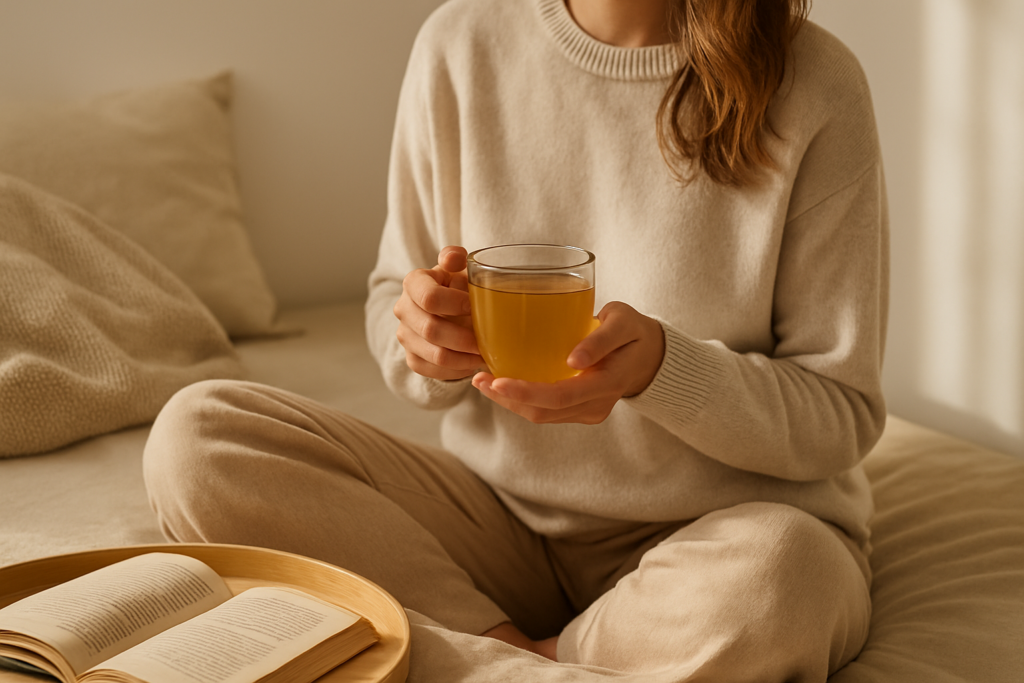 tea instead of coffee benefits in a peaceful morning environment