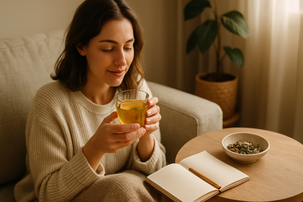 tea instead of coffee benefits in a peaceful morning environment