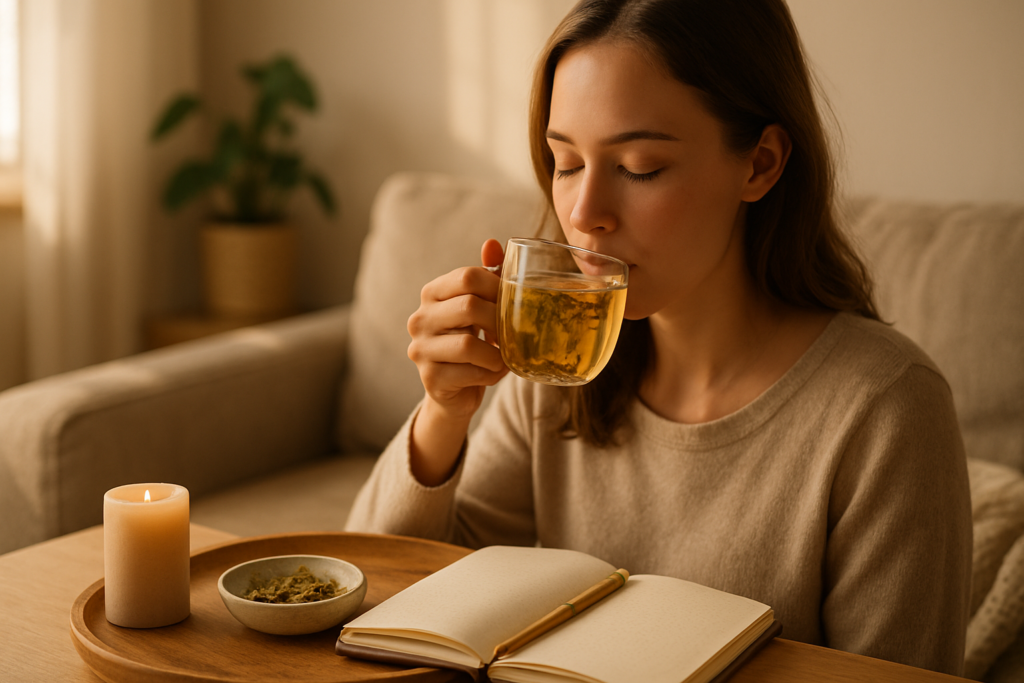 tea instead of coffee benefits in a peaceful morning environment