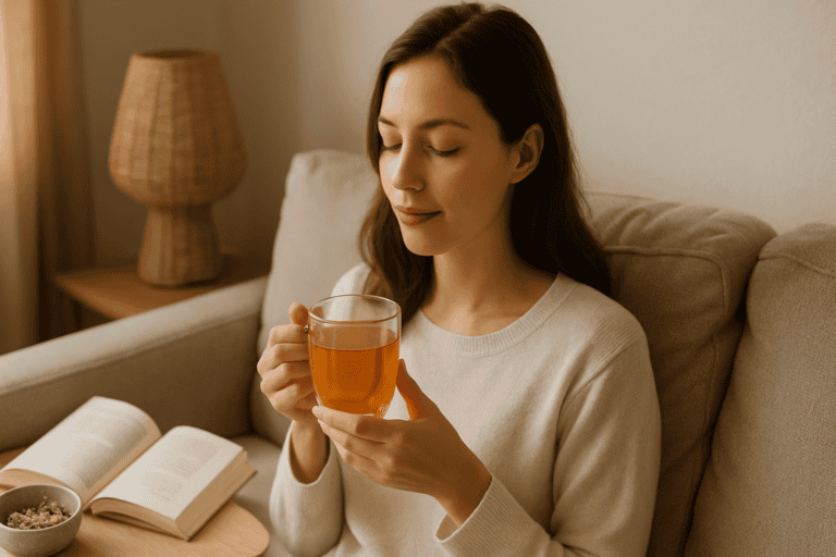 tea instead of coffee benefits in a peaceful morning environment